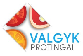 Valgyk protingai